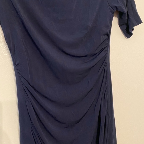 Vince Camuto |‎ Navy Blue Short Sleeve Dress - Picture 3 of 4